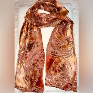 Elegant Velvet Scarf made of the Finest Silk & Rayon Velvet